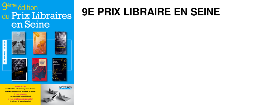 9E PRIX LIBRAIRE EN SEINE